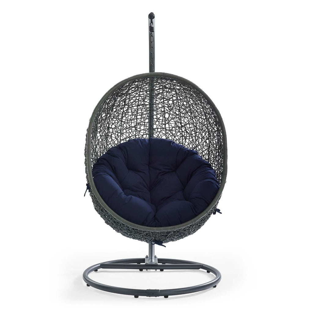 Hide Outdoor Patio Sunbrella¨ Swing Chair With Stand by Modway