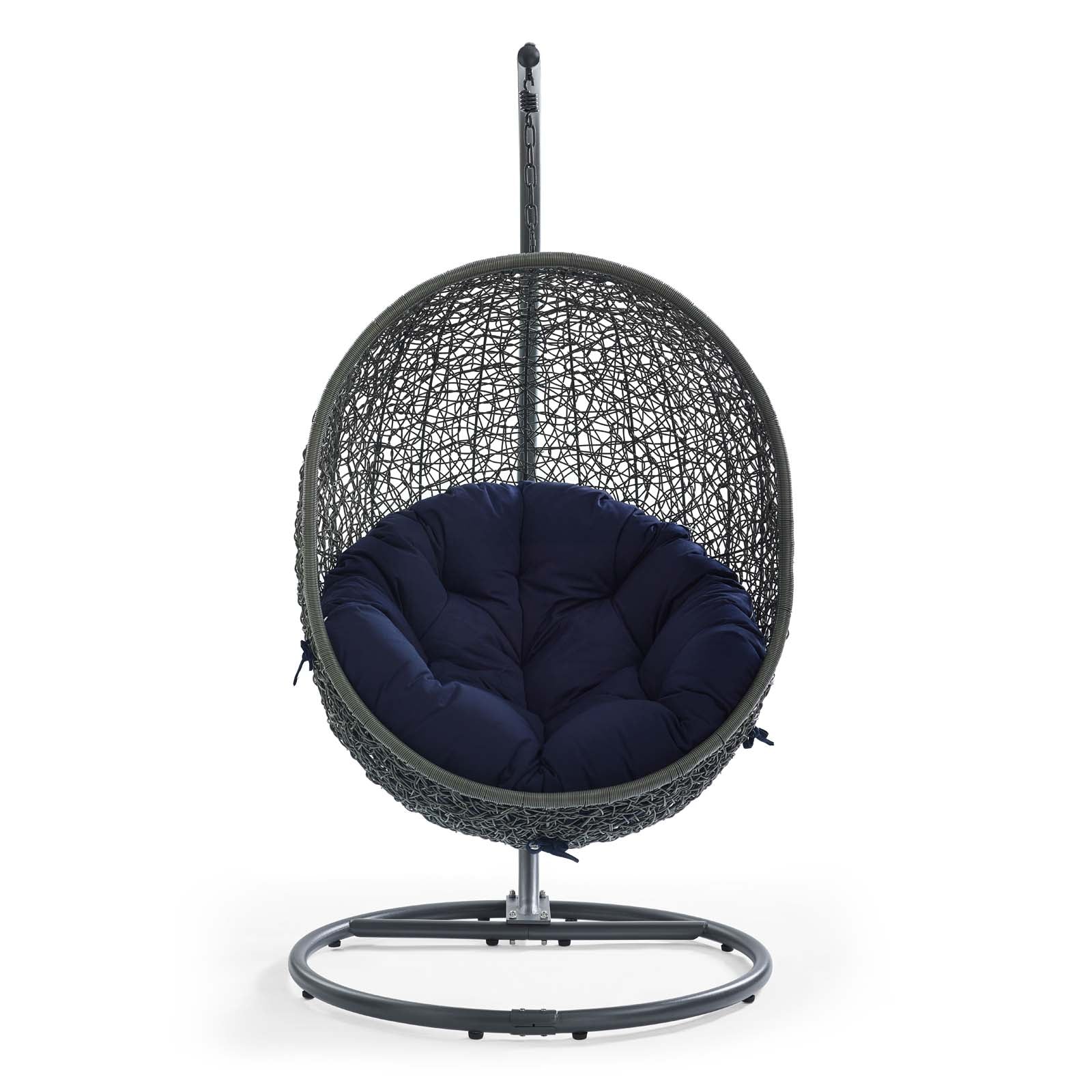 Hide Outdoor Patio Sunbrella¨ Swing Chair With Stand by Modway