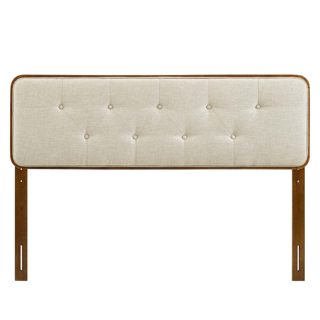 Collins Tufted Fabric and Wood Queen Headboard by Modway