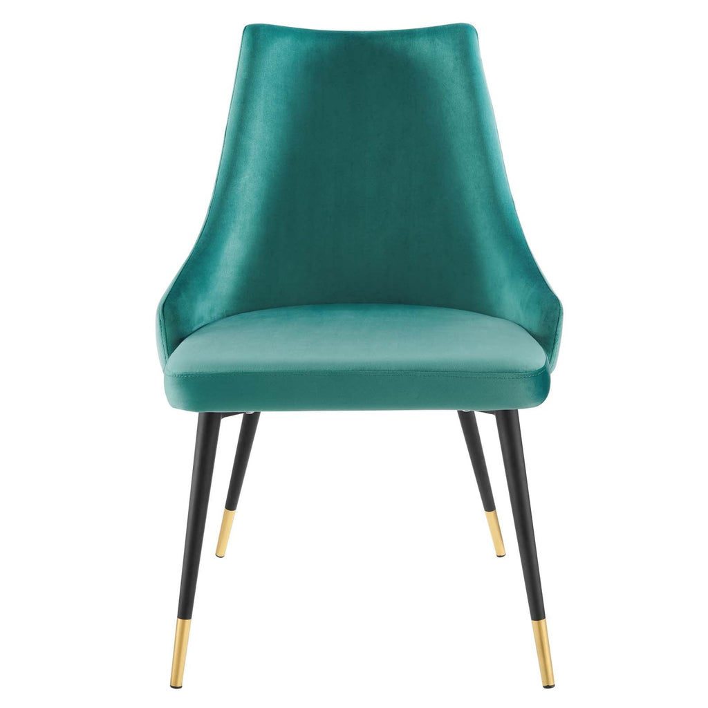 Adorn Performance Velvet Dining Side Chair Set of 2 by Modway