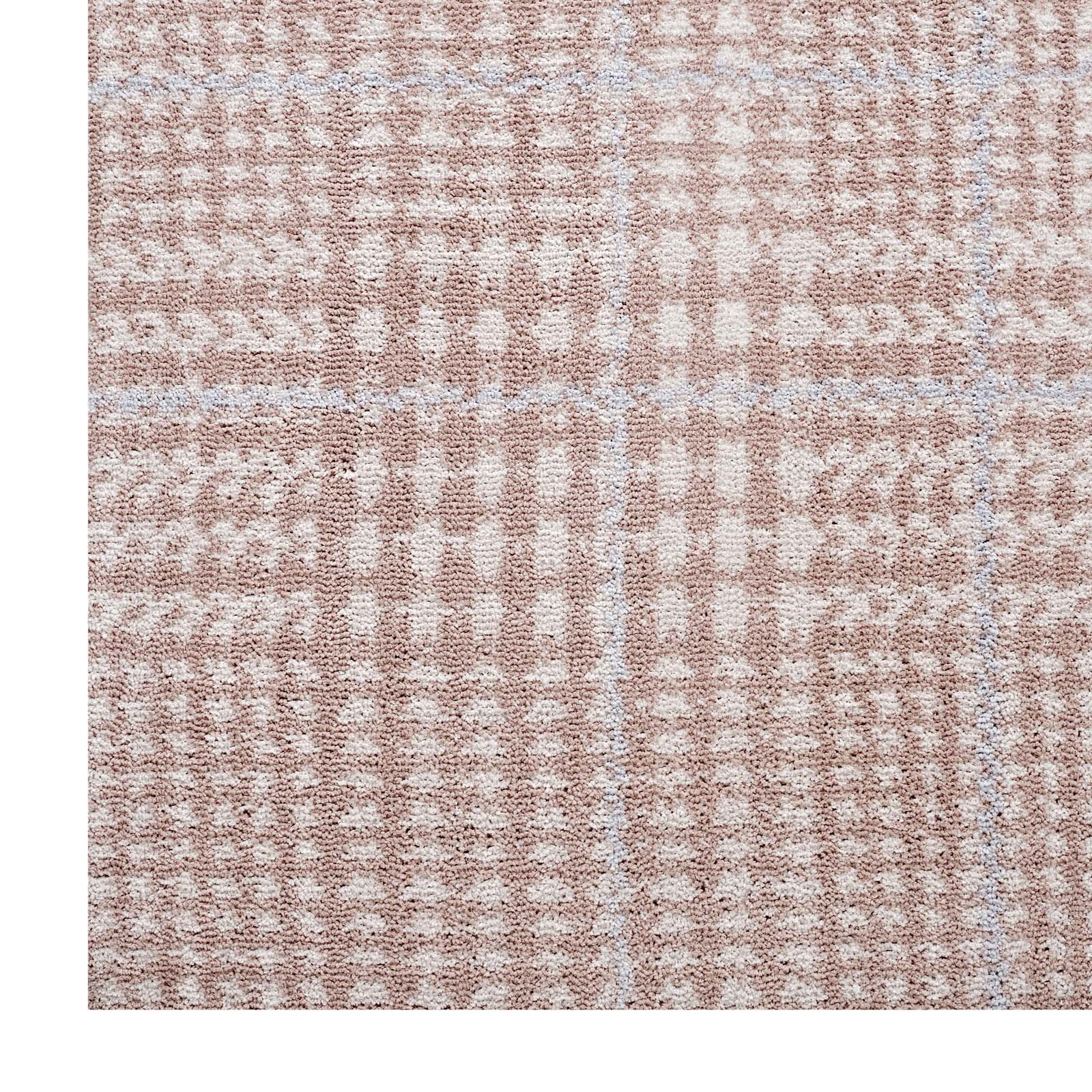 Kaja Abstract Plaid 5x8 Area Rug by Modway