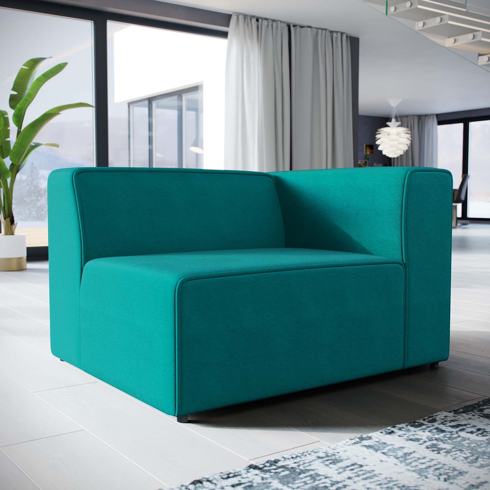 Mingle Fabric Right-Facing Sofa by Modway