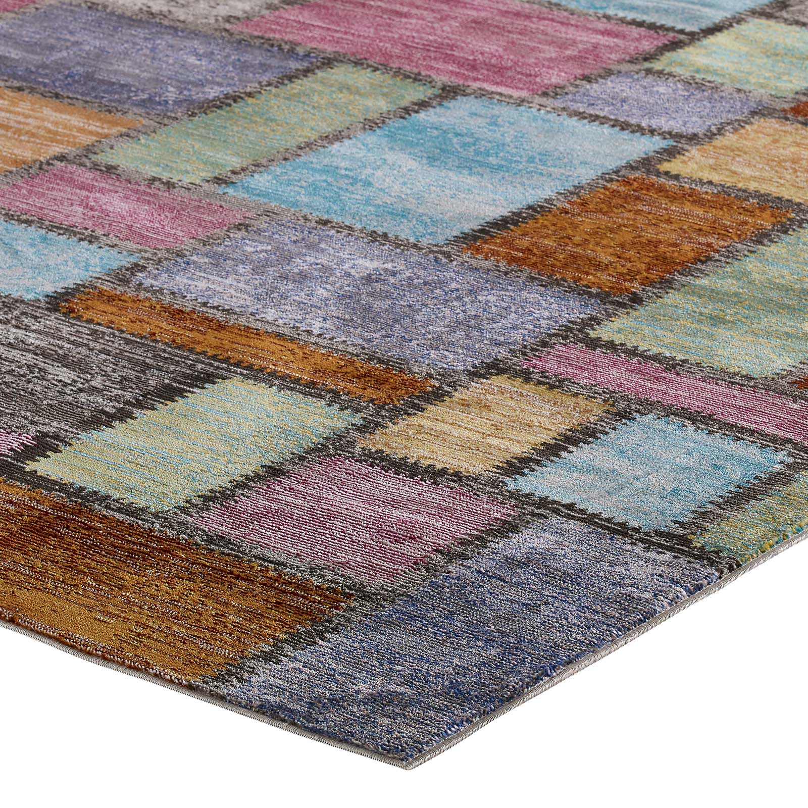 Success Nyssa Abstract Geometric Mosaic 5x8 Area Rug by Modway