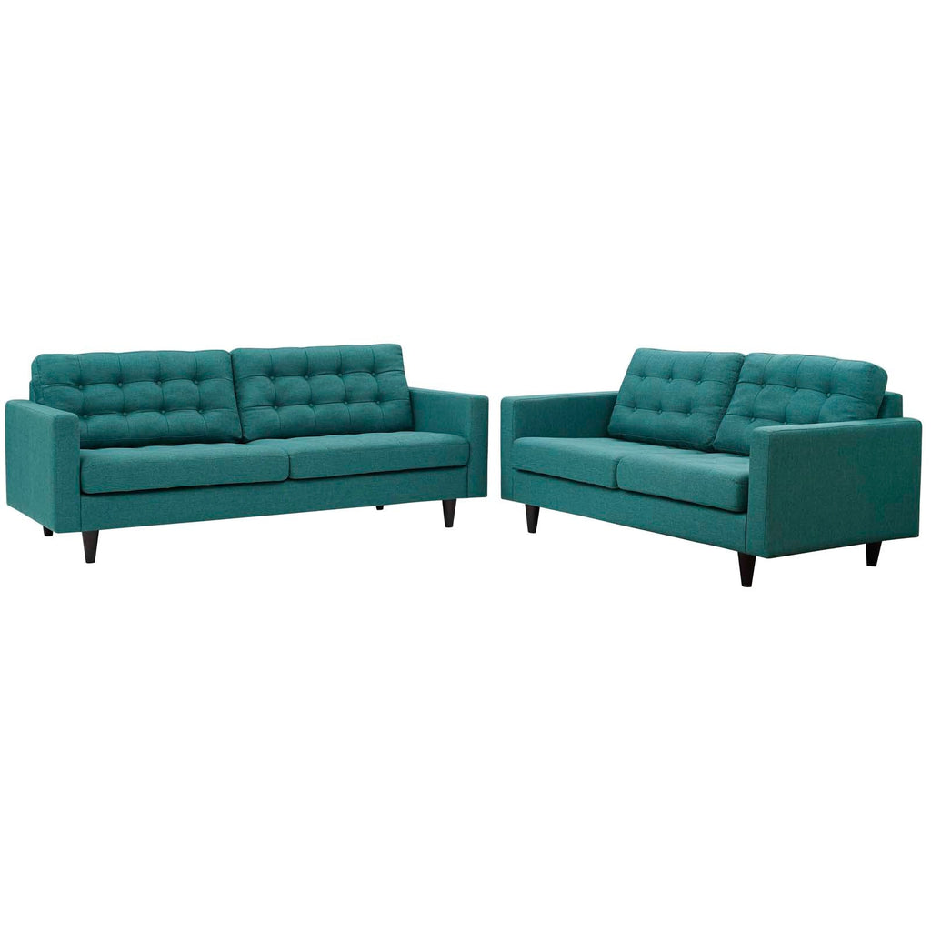 Empress Sofa and Loveseat Set of 2 by Modway