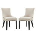 Marquis Fabric Dining Side Chair Set of 2 by Modway