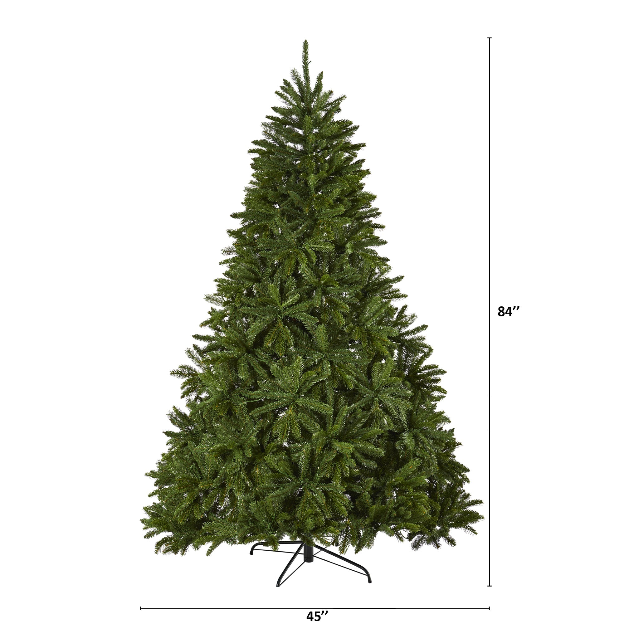 7' Sierra Spruce 'Natural Look' Artificial Christmas Tree w/ 500 Clear LED Light