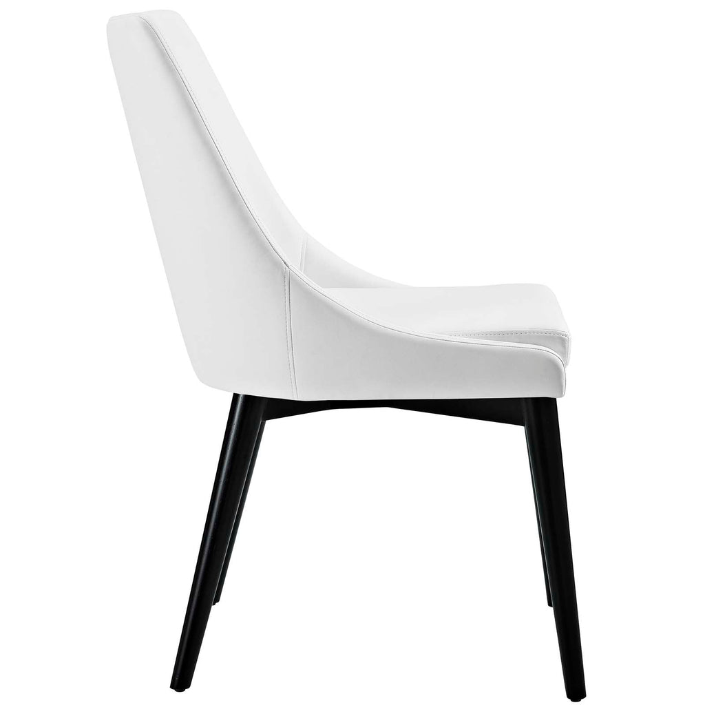 Viscount Vinyl Dining Side Chair Set of 2 by Modway