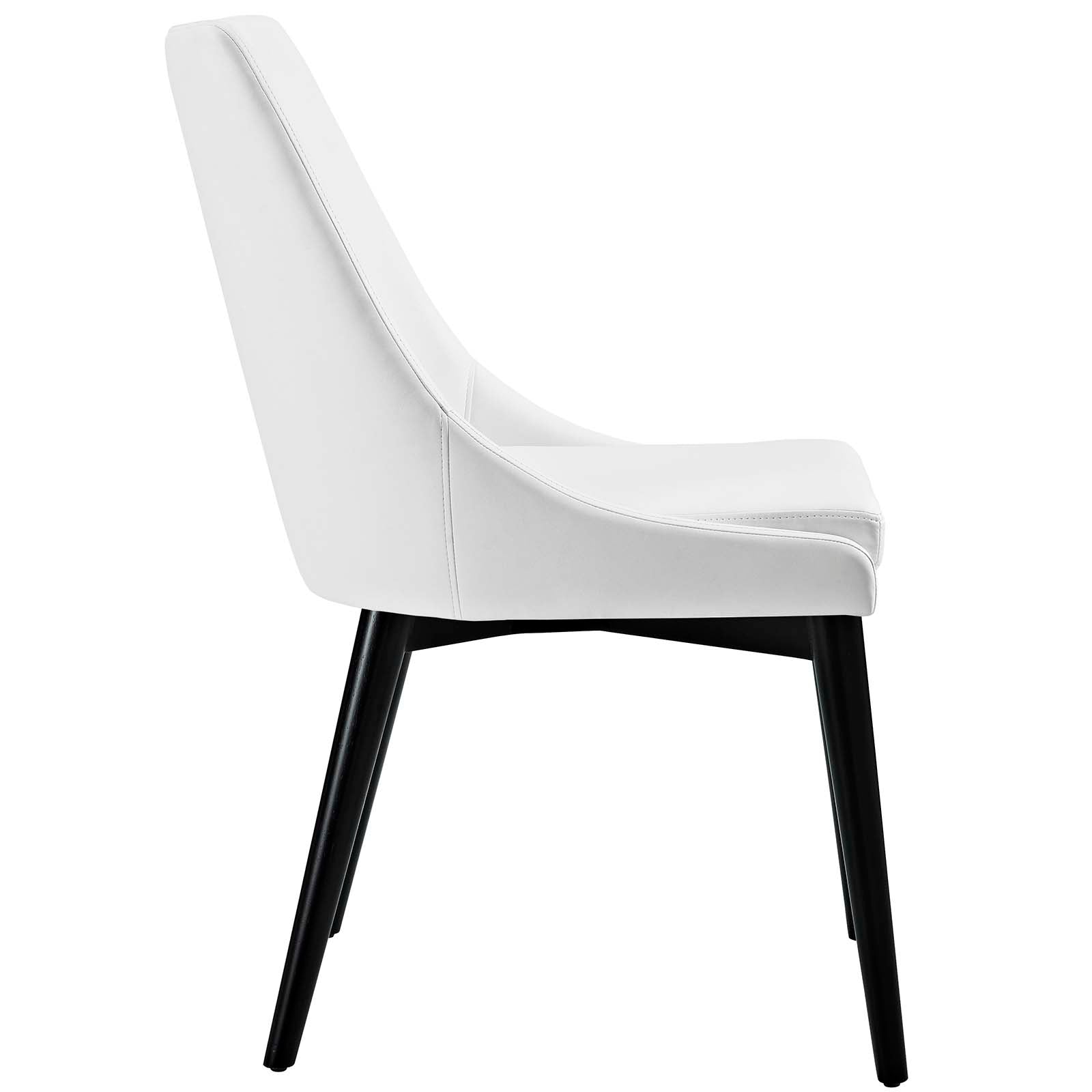 Viscount Vinyl Dining Side Chair Set of 2 by Modway