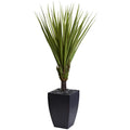 65"  Spiky Agave Artificial Tree in Black Planter