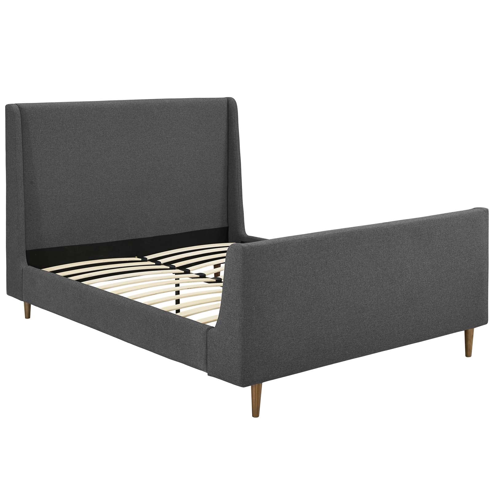 Aubree Upholstered Fabric Queen Sleigh Platform Bed by Modway