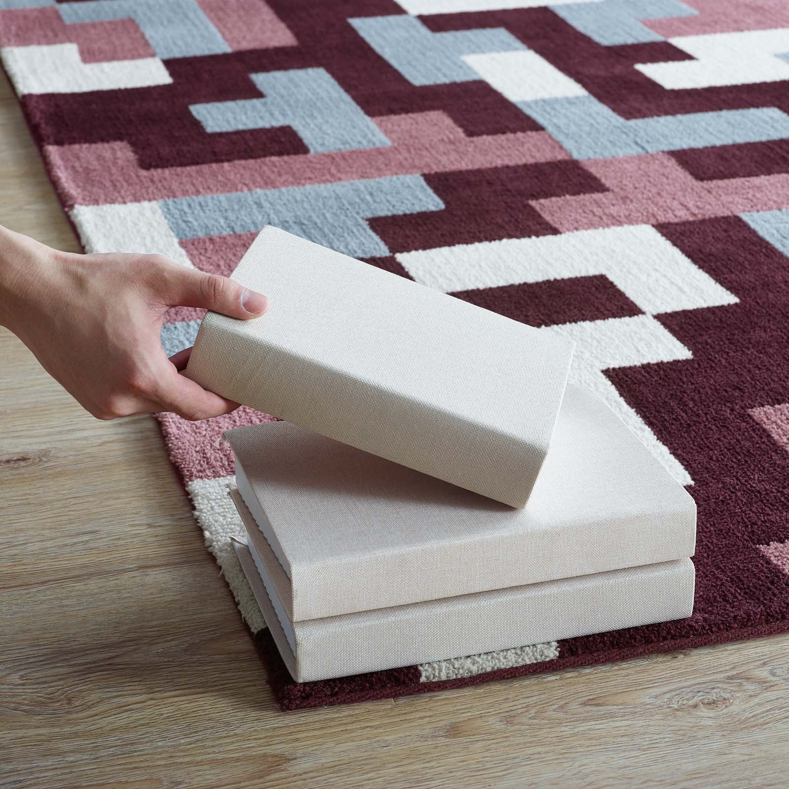 Andela Interlocking Block Mosaic 8x10 Area Rug by Modway