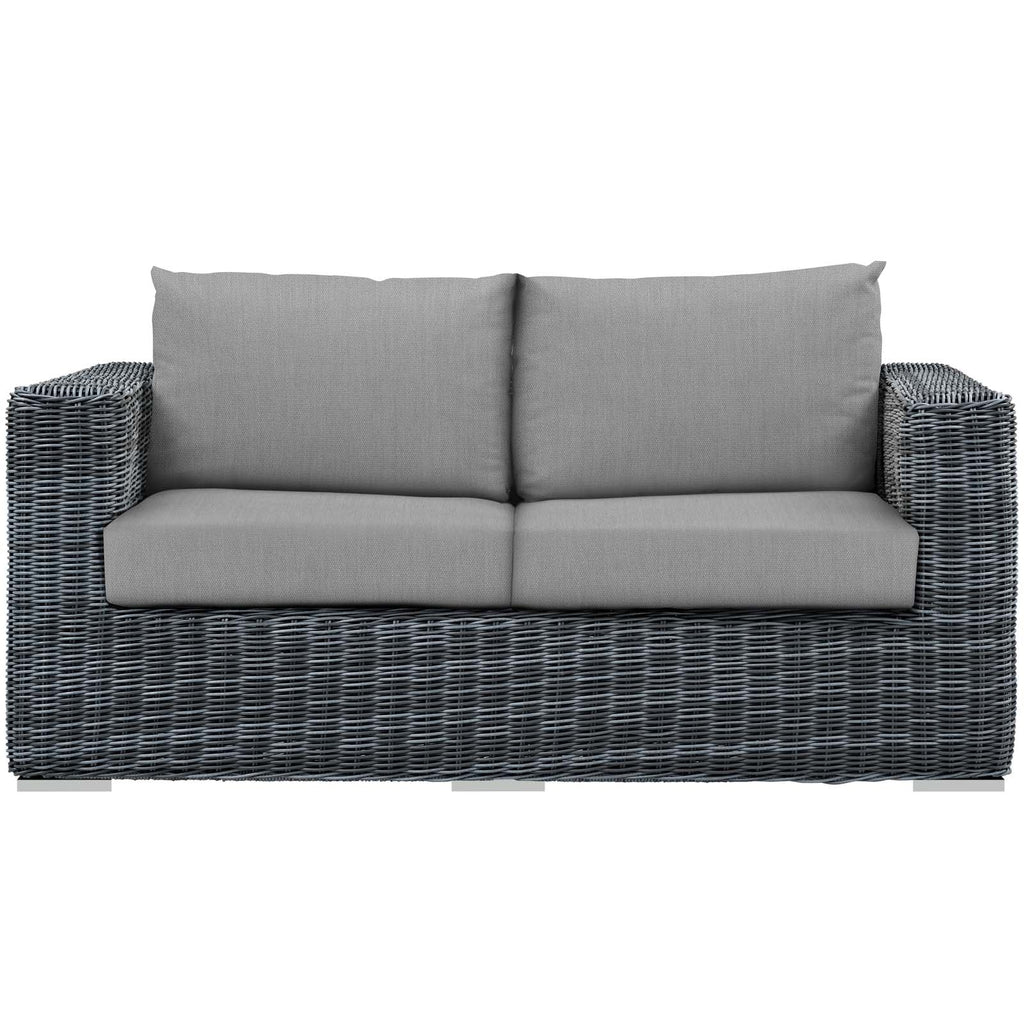Summon Outdoor Patio Sunbrella¨ Loveseat by Modway