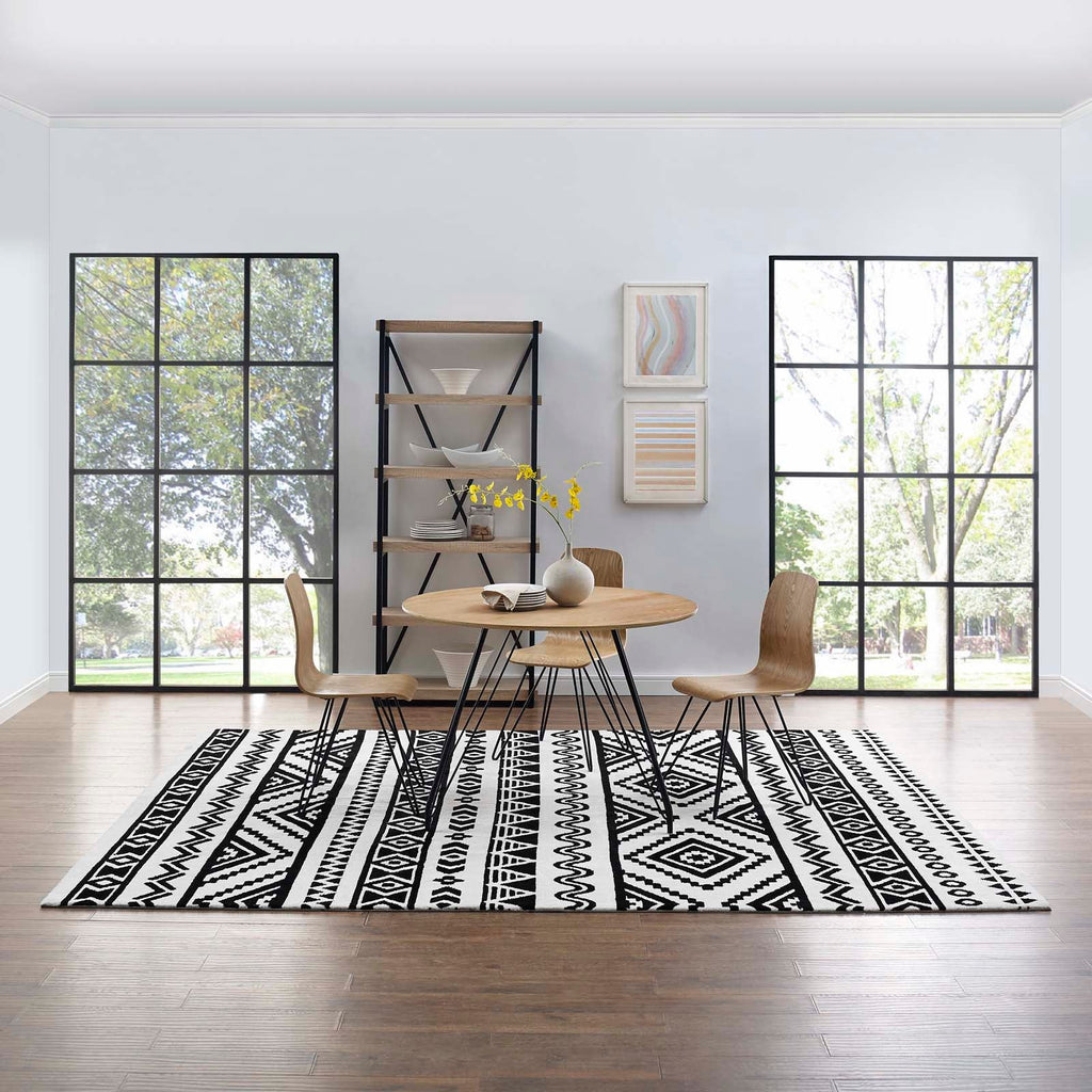 Haku Geometric Moroccan Tribal 8x10 Area Rug by Modway