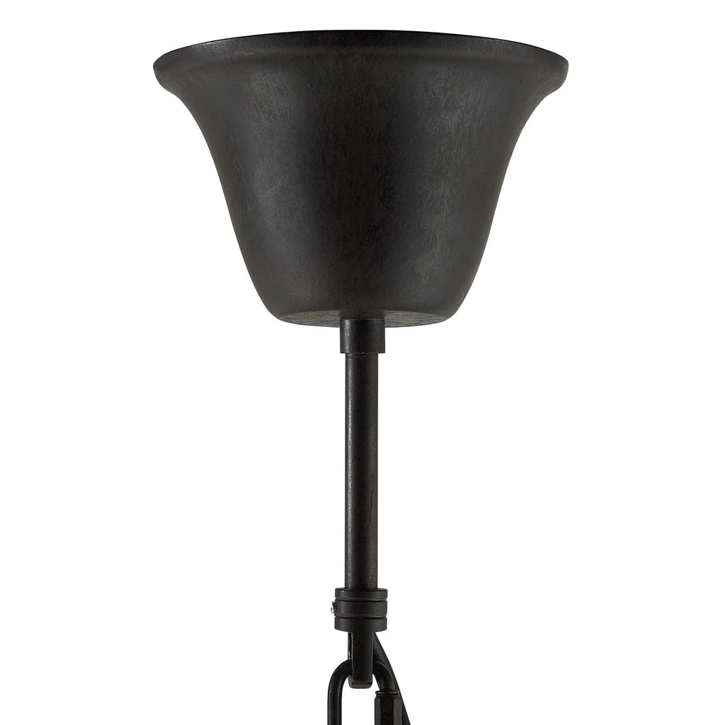 Reflect Glass and Metal Pendant Chandelier by Modway