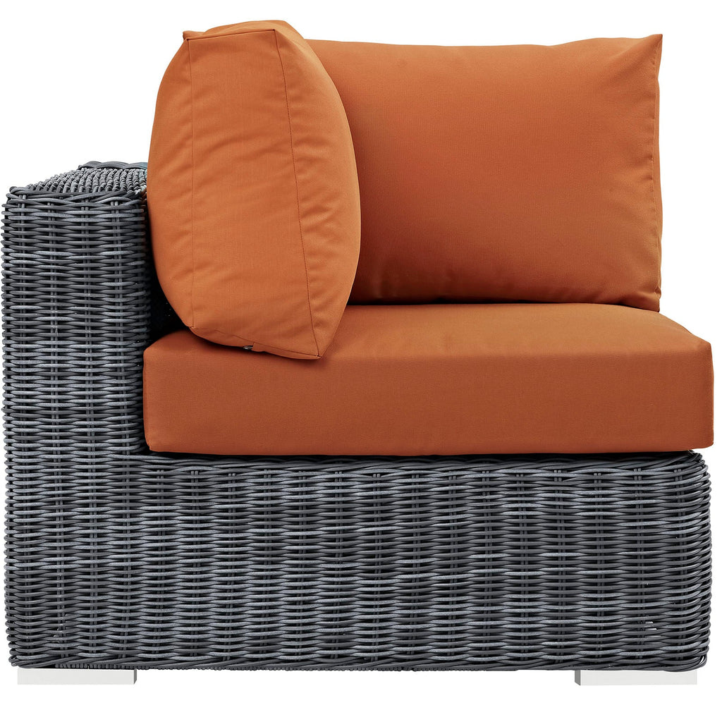 Summon Outdoor Patio Sunbrella¨ Corner by Modway