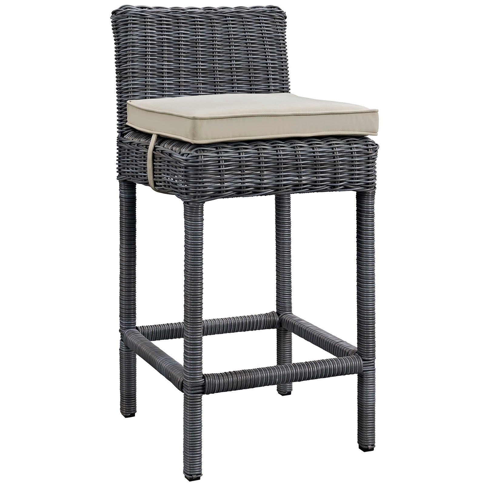 Summon Outdoor Patio Sunbrella¨ Bar Stool by Modway