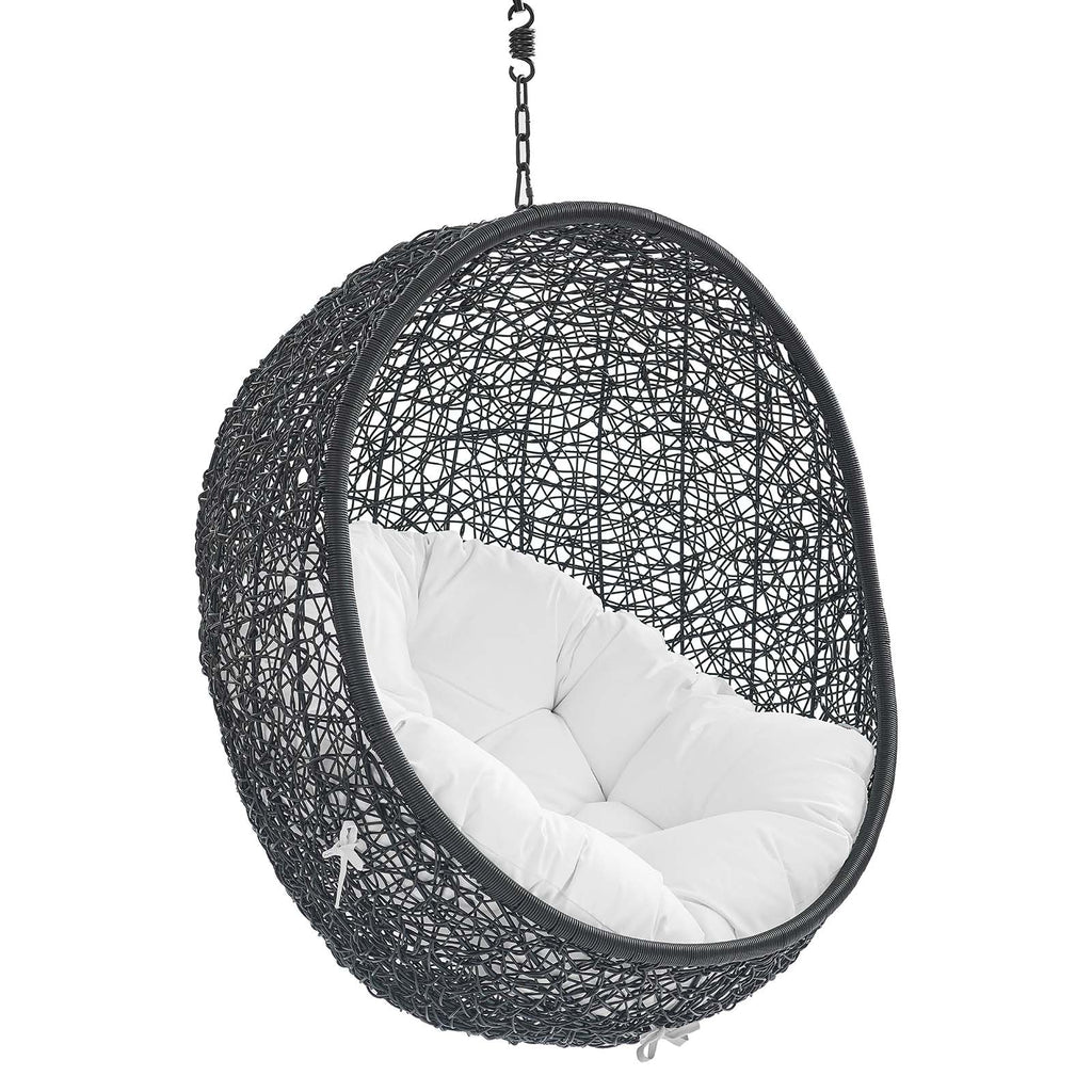 Encase Sunbrella¨ Fabric Swing Outdoor Patio Lounge Chair Without Stand by Modway