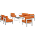 Shore 7 Piece Outdoor Patio Sectional Sofa Set by Modway