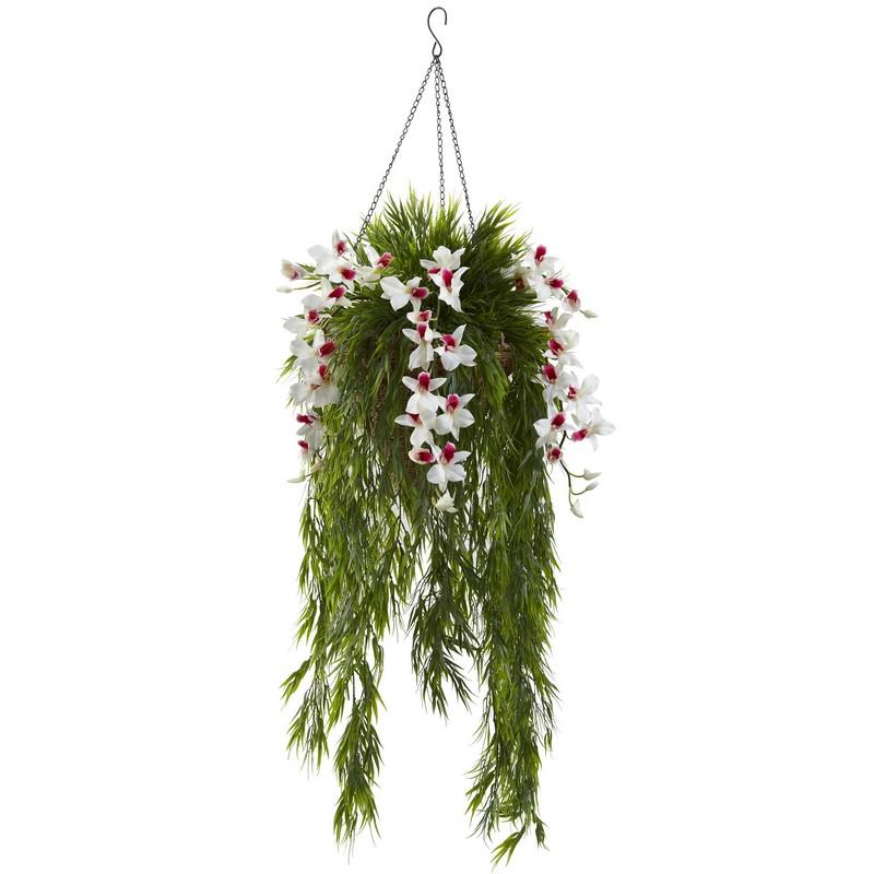 Bamboo & Dendrobium Hanging Basket