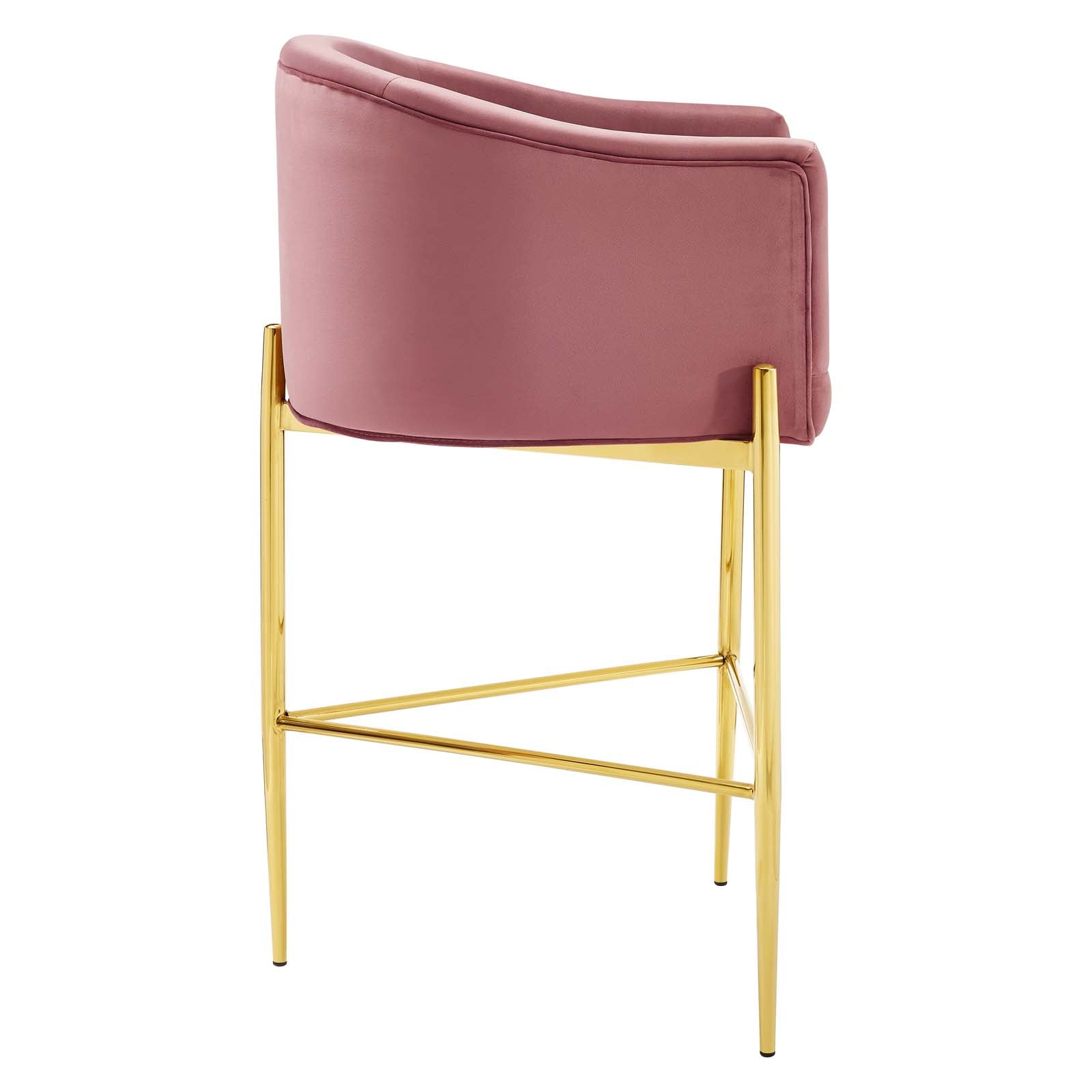 Savour Tufted Performance Velvet Bar Stool by Modway