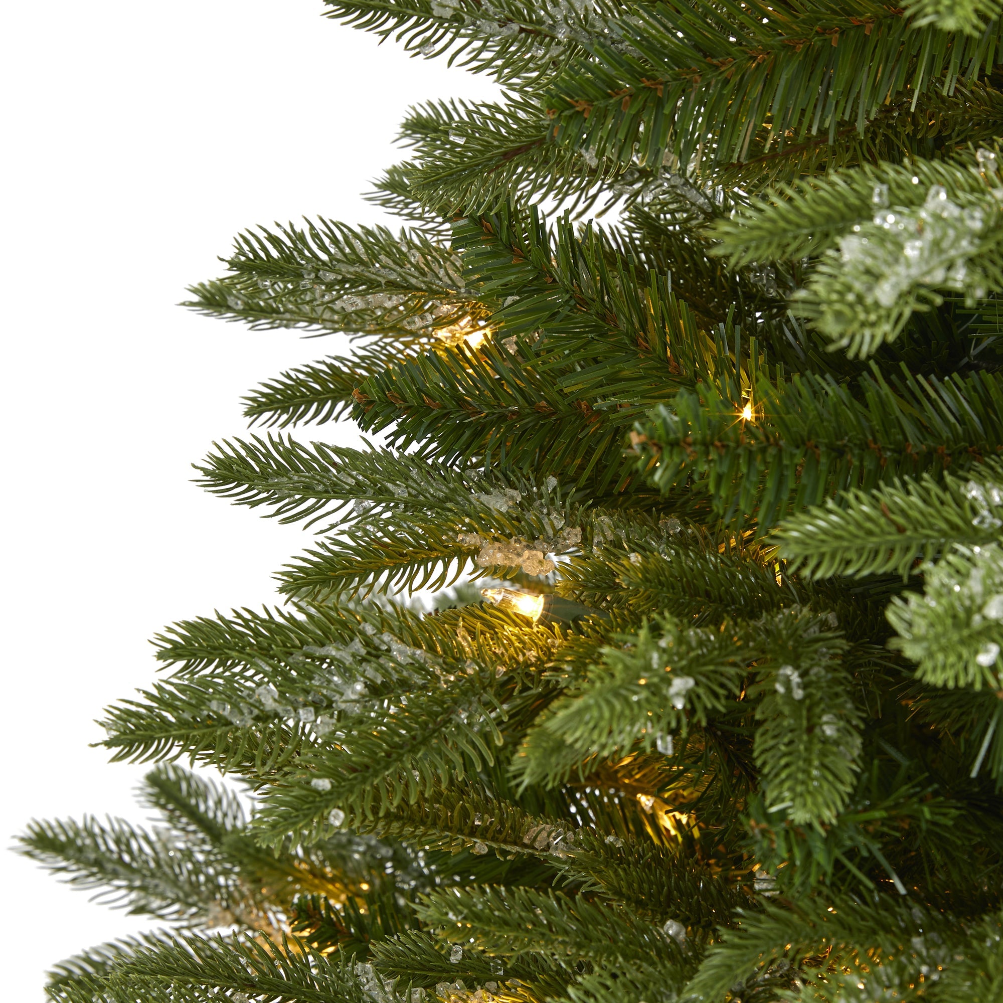 5' Snowed Grand Teton Artificial Christmas Tree with 150 Clear Lights