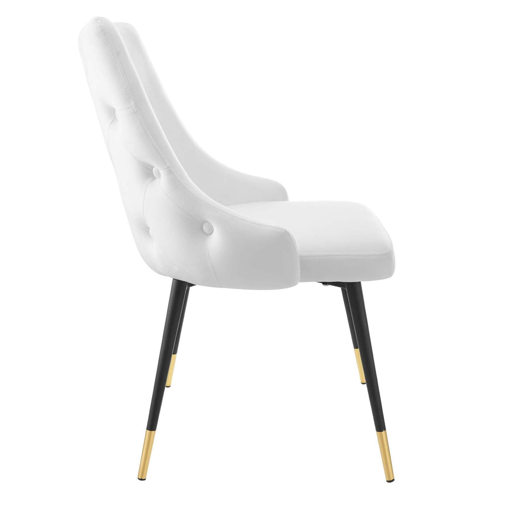 Adorn Performance Velvet Dining Side Chair Set of 2 by Modway