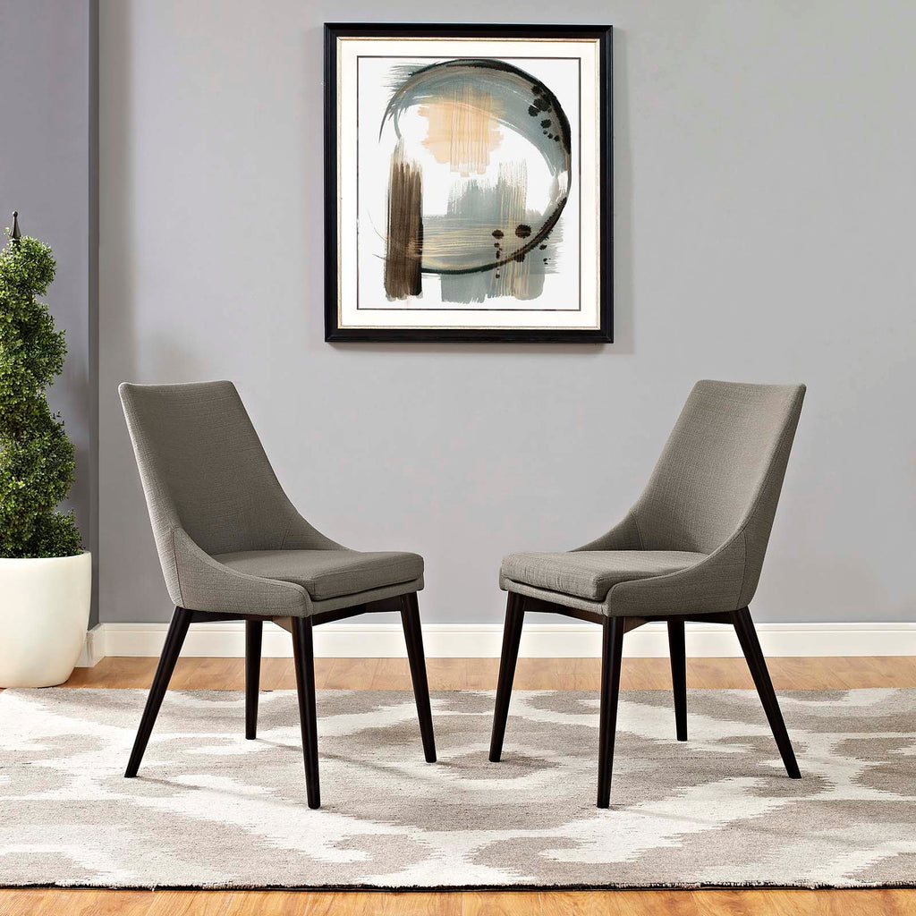 Viscount Fabric Dining Side Chair Set of 2 by Modway
