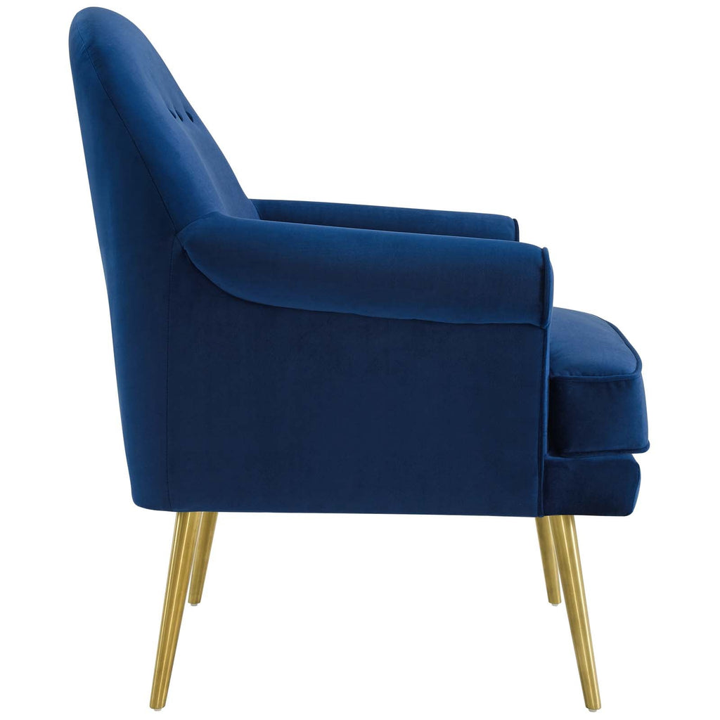 Revive Performance Velvet Armchair Set of 2 by Modway