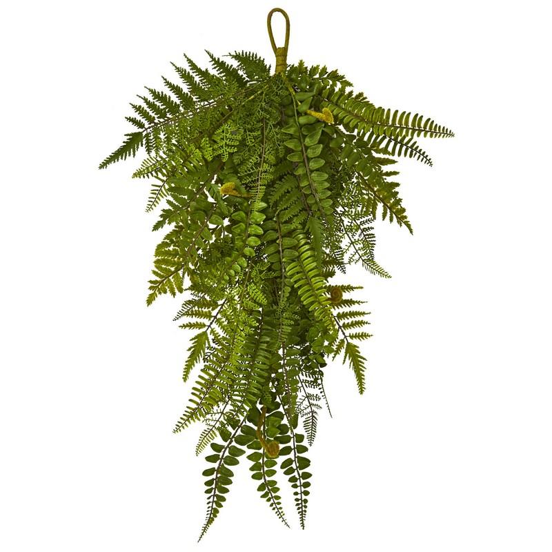 28"  Fern Artificial Teardrop (Set of 2)