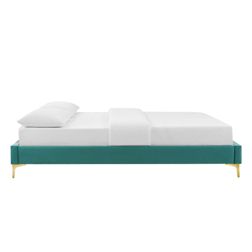 Sutton Performance Velvet King Bed Frame by Modway
