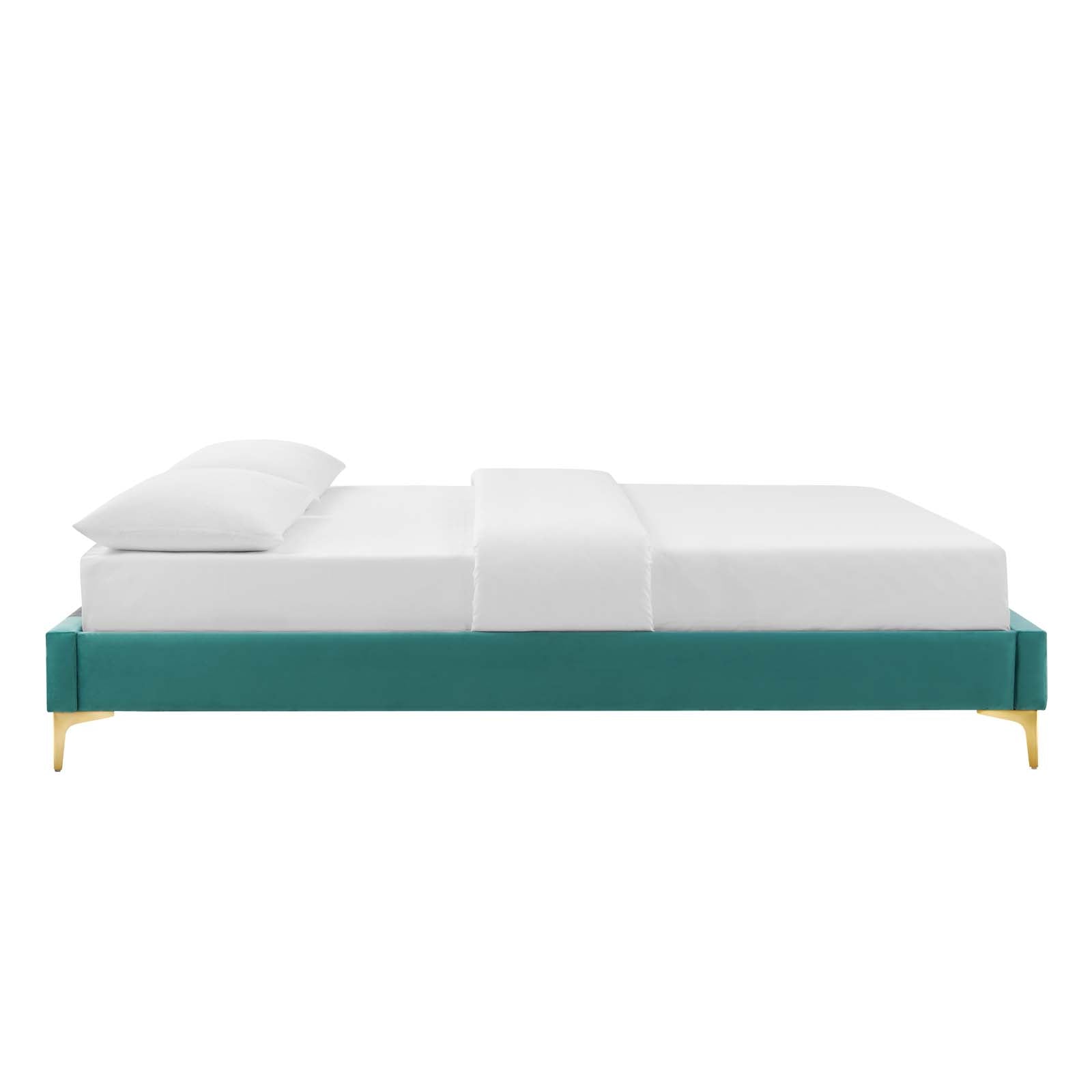 Sutton Performance Velvet King Bed Frame by Modway