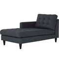 Empress Left-Arm Upholstered Fabric Chaise by Modway