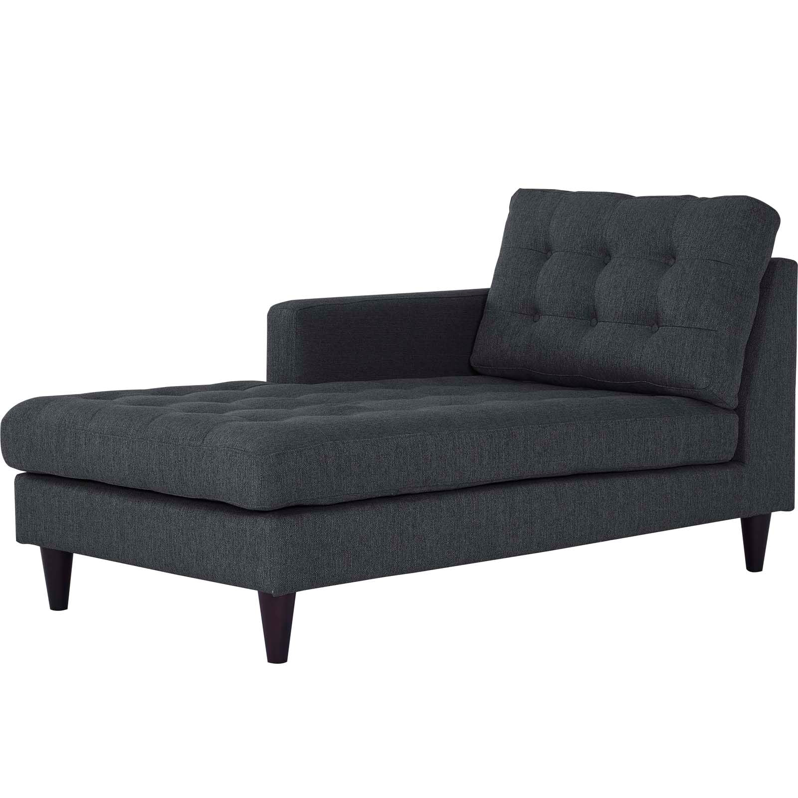Empress Left-Arm Upholstered Fabric Chaise by Modway