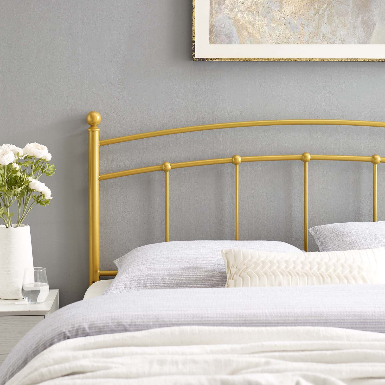 Abigail Metal Queen Headboard by Modway