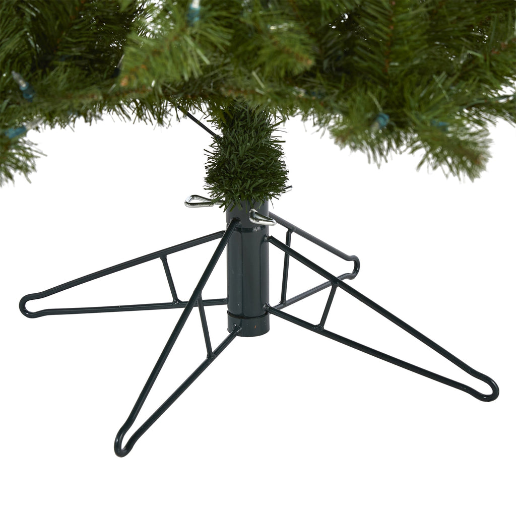 6.5' Vermont Spruce Artificial Christmas Tree with 450 Color Changing Lights