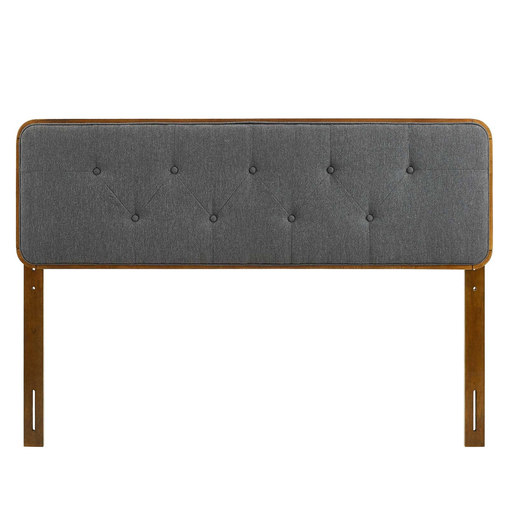 Collins Tufted Fabric and Wood Full Headboard by Modway