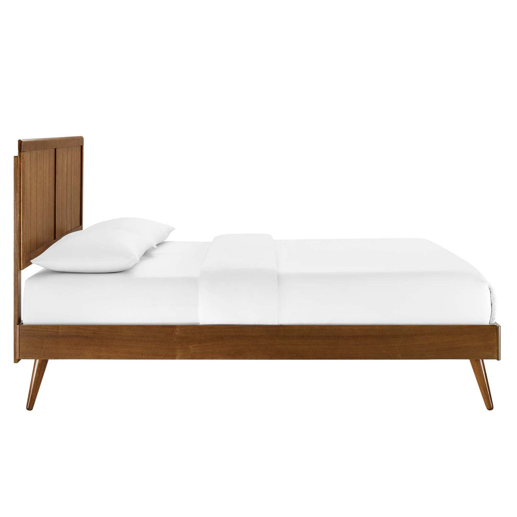 Alana Wood Queen Platform Bed With Splayed Legs by Modway