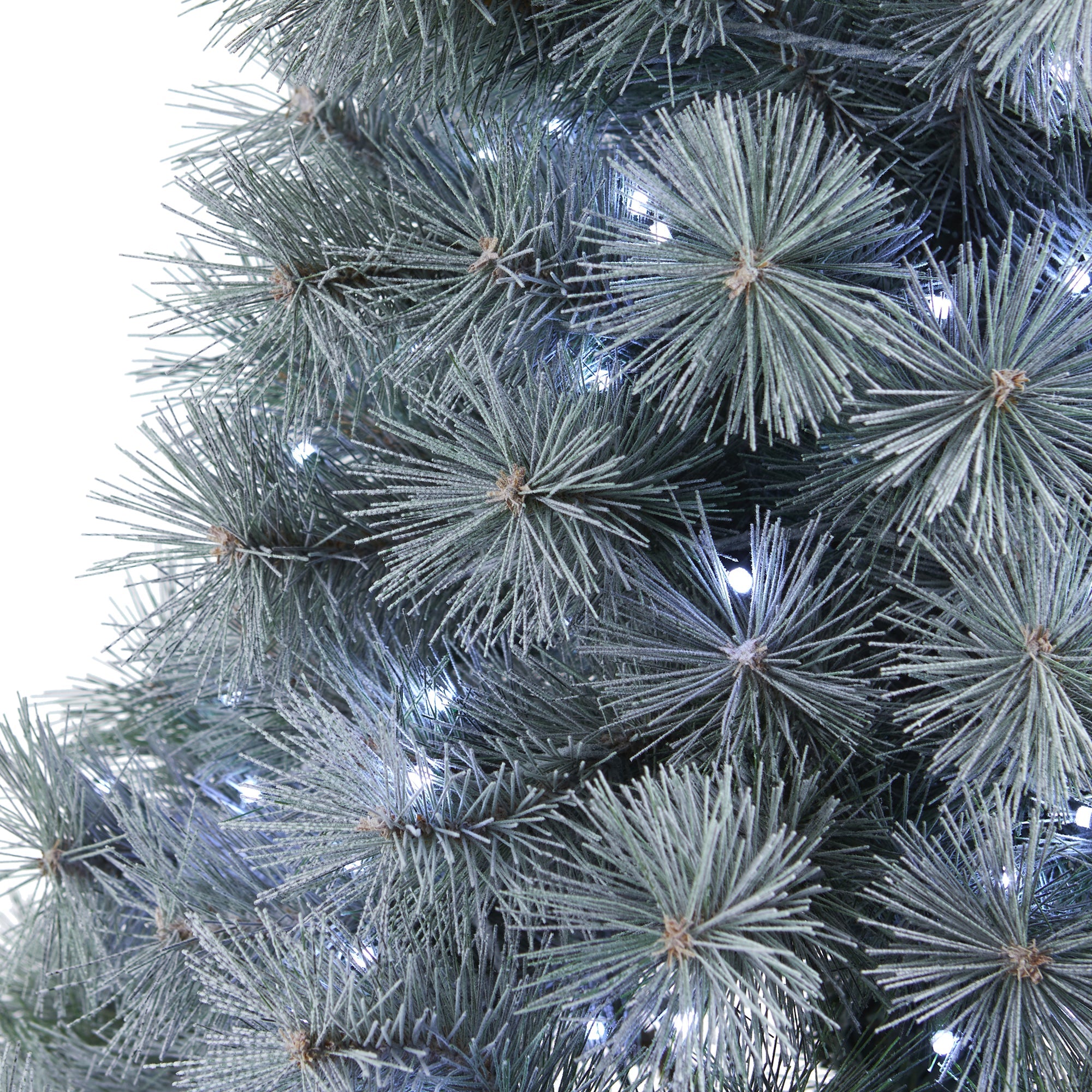 4' Snowy Mountain Pine Artificial Christmas Tree w 150 LED Lights