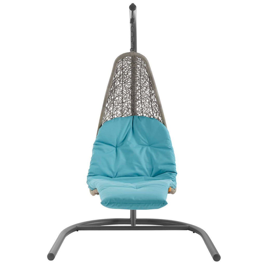 Landscape Hanging Chaise Lounge Outdoor Patio Swing Chair by Modway
