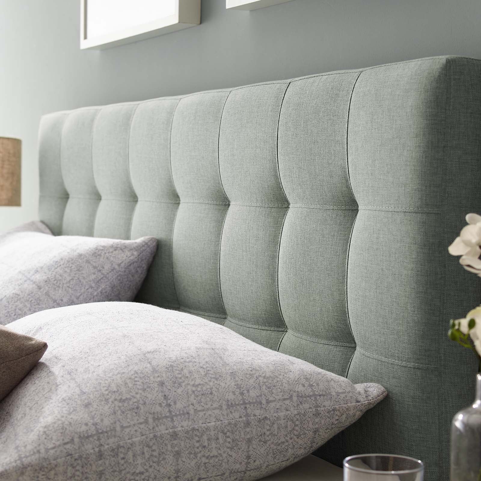 Lily Upholstered Fabric King Headboard by Modway