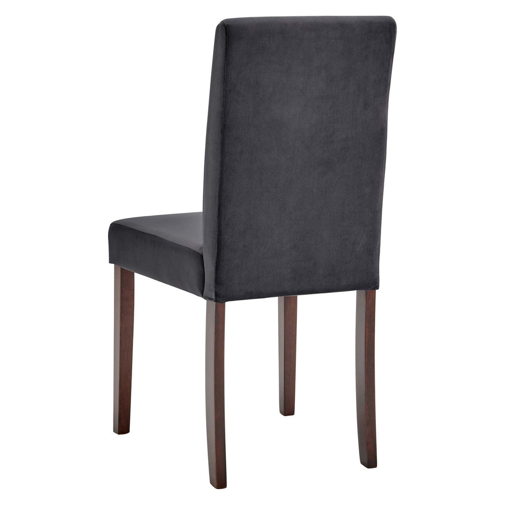 Prosper Upholstered Velvet Dining Side Chair Set of 2 by Modway