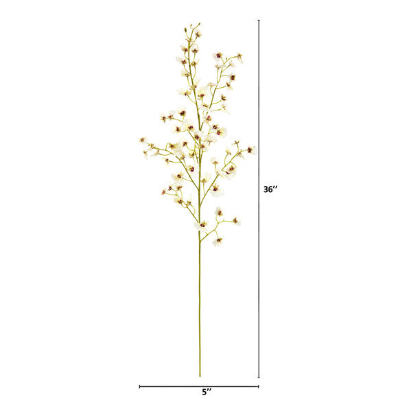 36" Oncidium Artificial Flower (Set of 4)