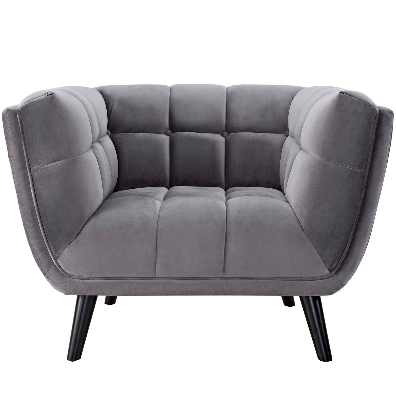 Bestow 3 Piece Performance Velvet Sofa and Armchair Set by Modway
