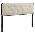 Collins Tufted Fabric and Wood Full Headboard by Modway