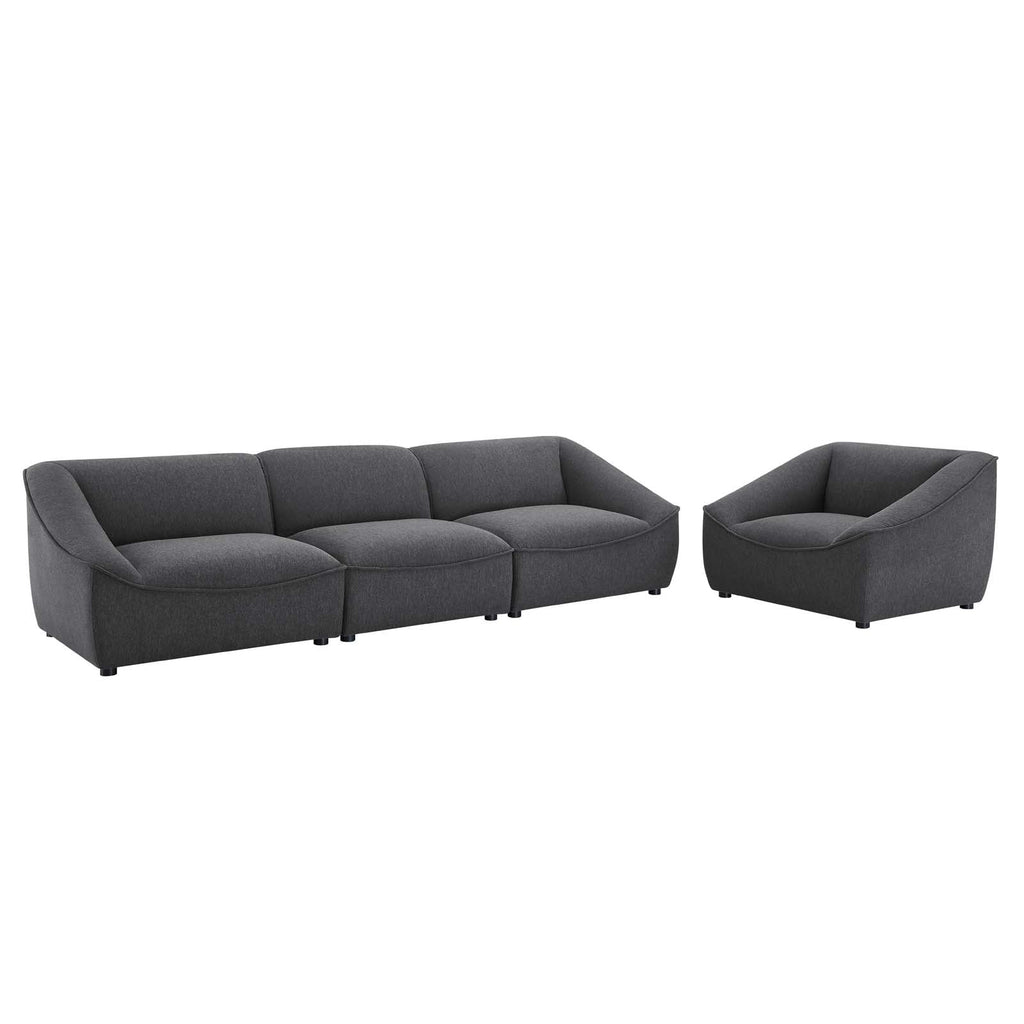 Comprise 4-Piece Living Room Set by Modway