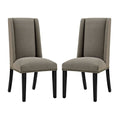 Baron Fabric Dining Chair Set of 2 by Modway