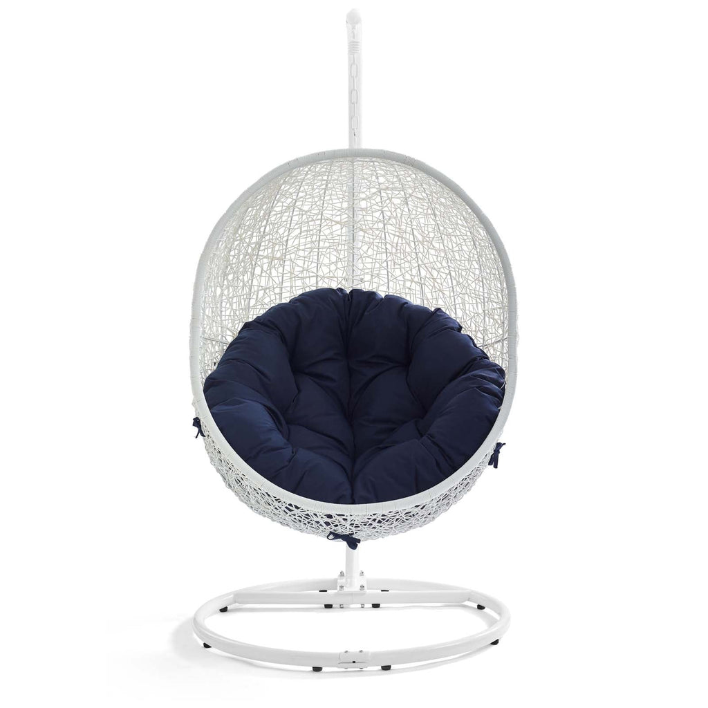 Hide Outdoor Patio Sunbrella¨ Swing Chair With Stand by Modway