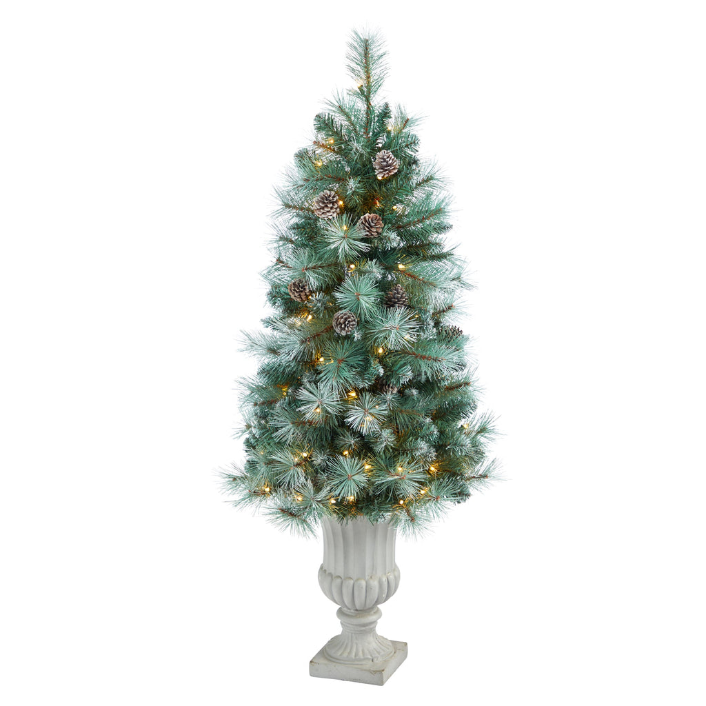 4.5' Frosted Tip British Columbia Mountain Pine Artificial Christmas Tree