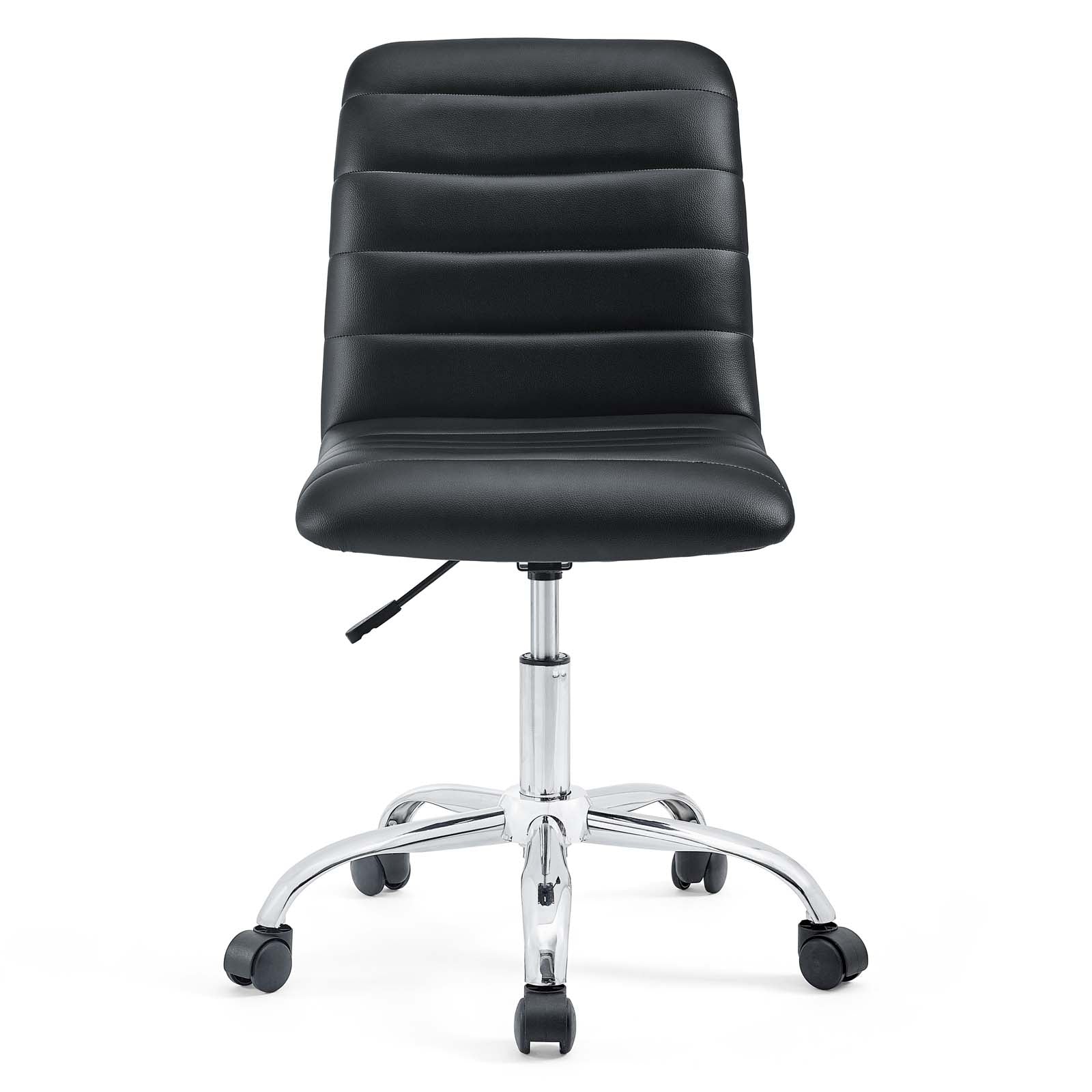 Ripple Armless Mid Back Vinyl Office Chair by Modway