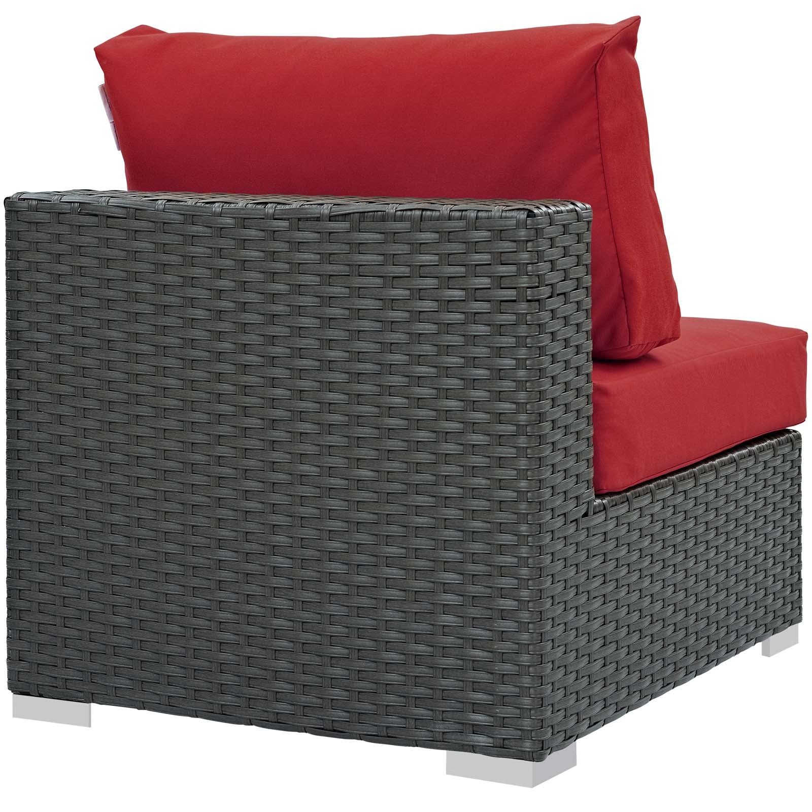 Sojourn Outdoor Patio Fabric Sunbrella¨ Armless by Modway